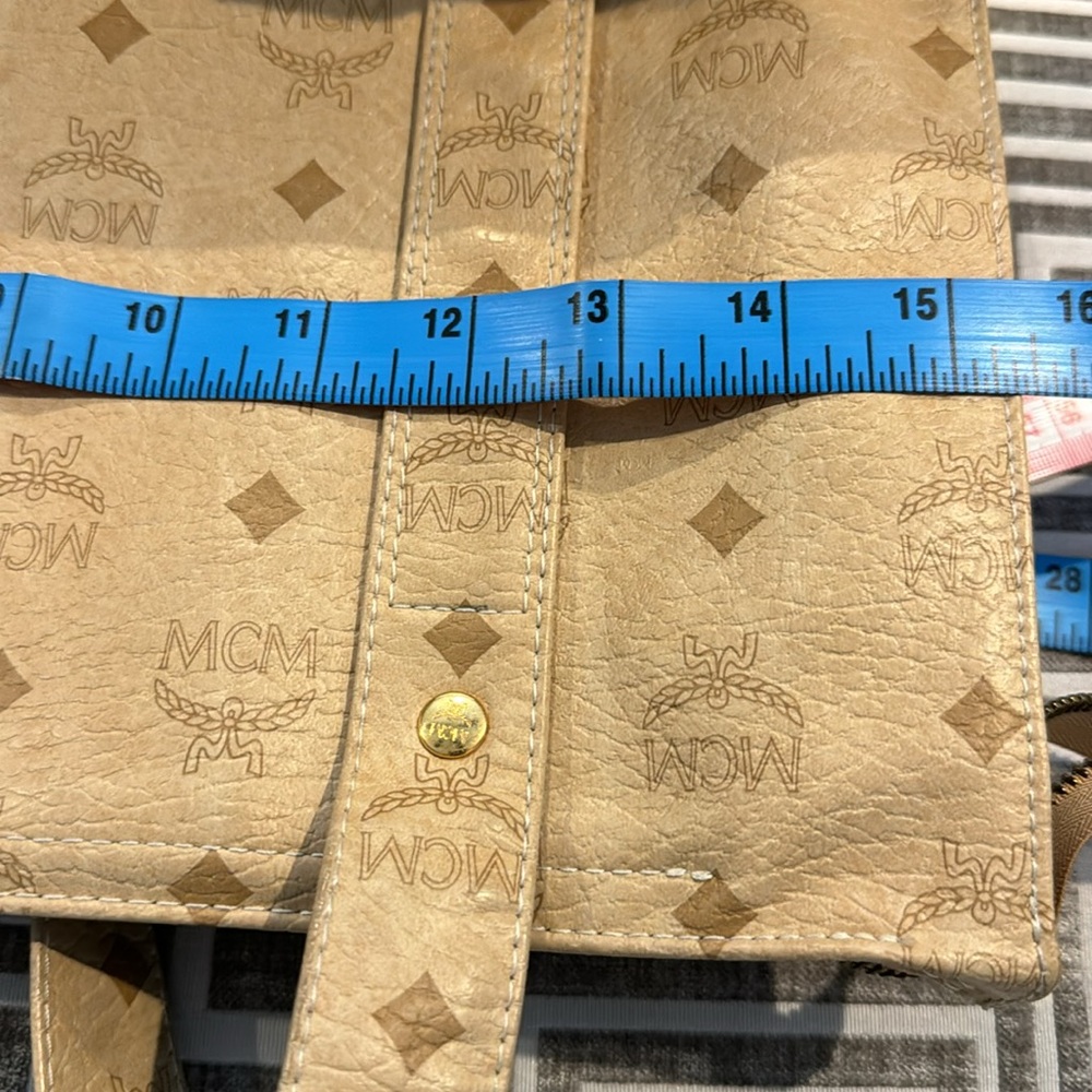 MCM Pre loved in great condition shoulder/ Crossbody Bag with top zipper. - Picture 11 of 17